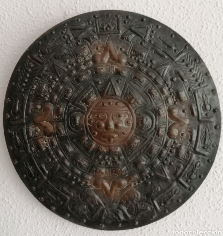 Arte: Calendario Azteca de Laton. - Foto 2