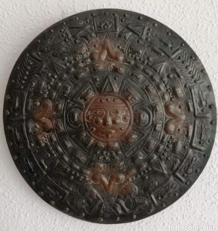 Arte: Calendario Azteca de Laton. - Foto 1