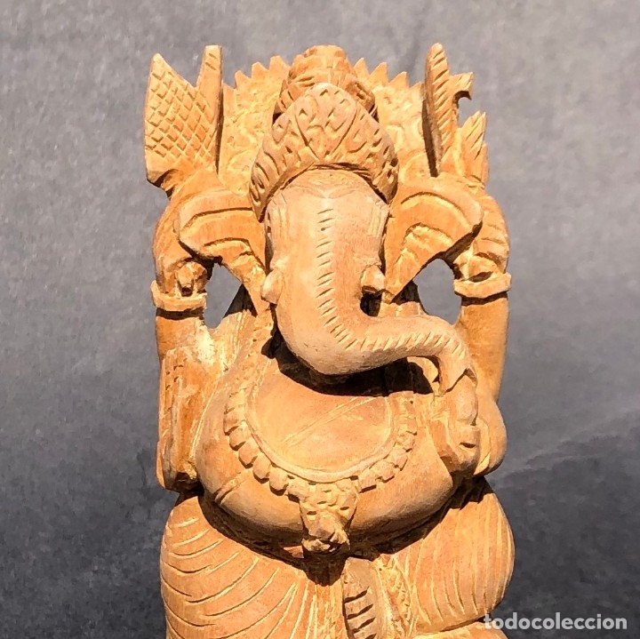 Elefante de Madera Hindú para buena suerte del Dios Gonesh - Centro  Comercial Online- Compra y Venta