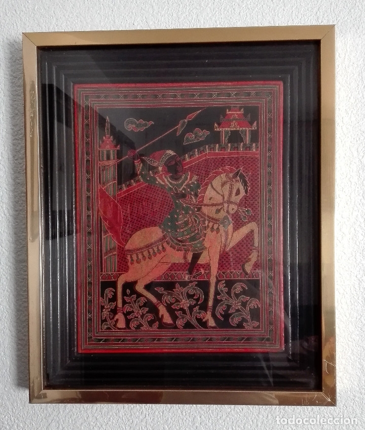 Arte: Cuadro tabla tailandesa lacada - Foto 5