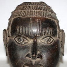 Arte: CABEZA - BRONCE - IFE - NIGERIA - 31 CM.. Lote 183217910