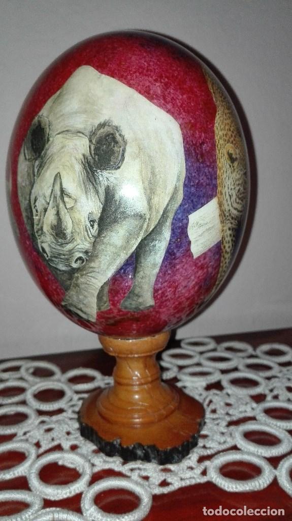 Arte: HUEVO DE AVESTRUZ DECORADO - Foto 6