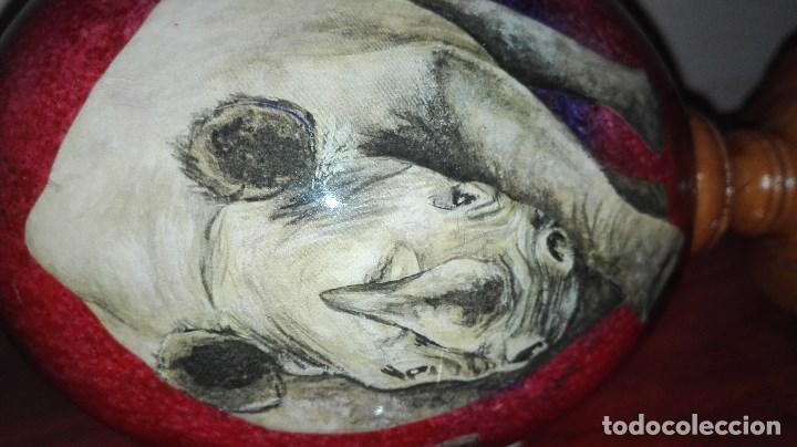 Arte: HUEVO DE AVESTRUZ DECORADO - Foto 15