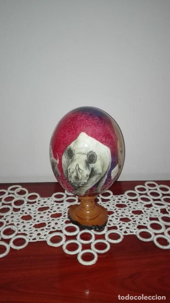 Arte: HUEVO DE AVESTRUZ DECORADO - Foto 16