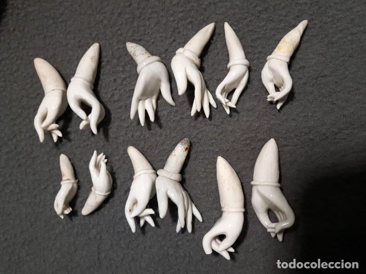 Arte: MANOS BLANCO DE CHINA ,ANTIGUAS - Foto 2