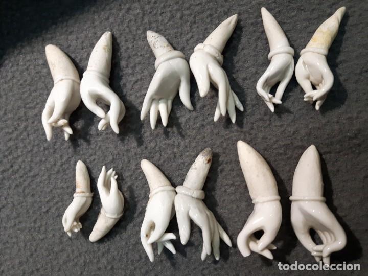 Arte: MANOS BLANCO DE CHINA ,ANTIGUAS - Foto 8