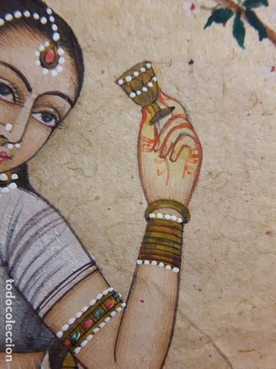 Arte: CUADRO ORIENTAL INDIO ,TURCO,SIRIO - Foto 8