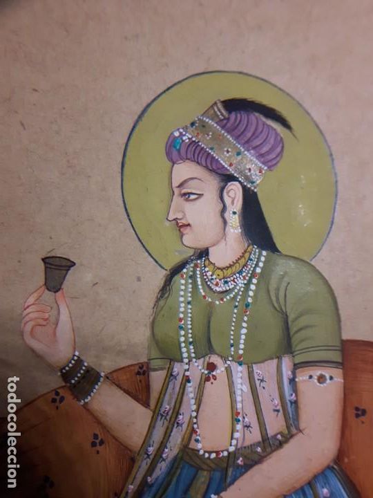 Arte: CUADRO ORIENTAL INDIO,TURCO - Foto 4
