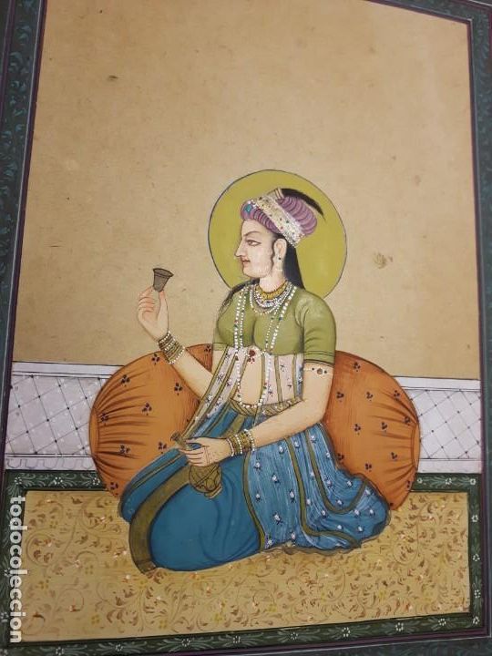 Arte: CUADRO ORIENTAL INDIO,TURCO - Foto 6