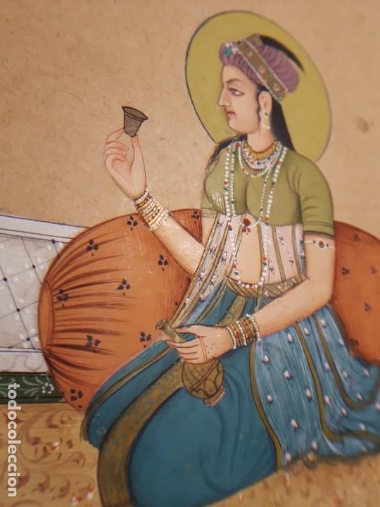 Arte: CUADRO ORIENTAL INDIO,TURCO - Foto 7