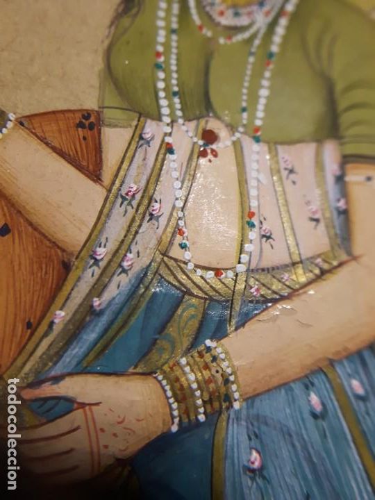 Arte: CUADRO ORIENTAL INDIO,TURCO - Foto 9