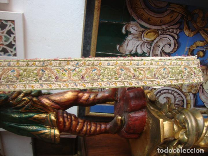 Arte: Seda bordada China antigua - Foto 2