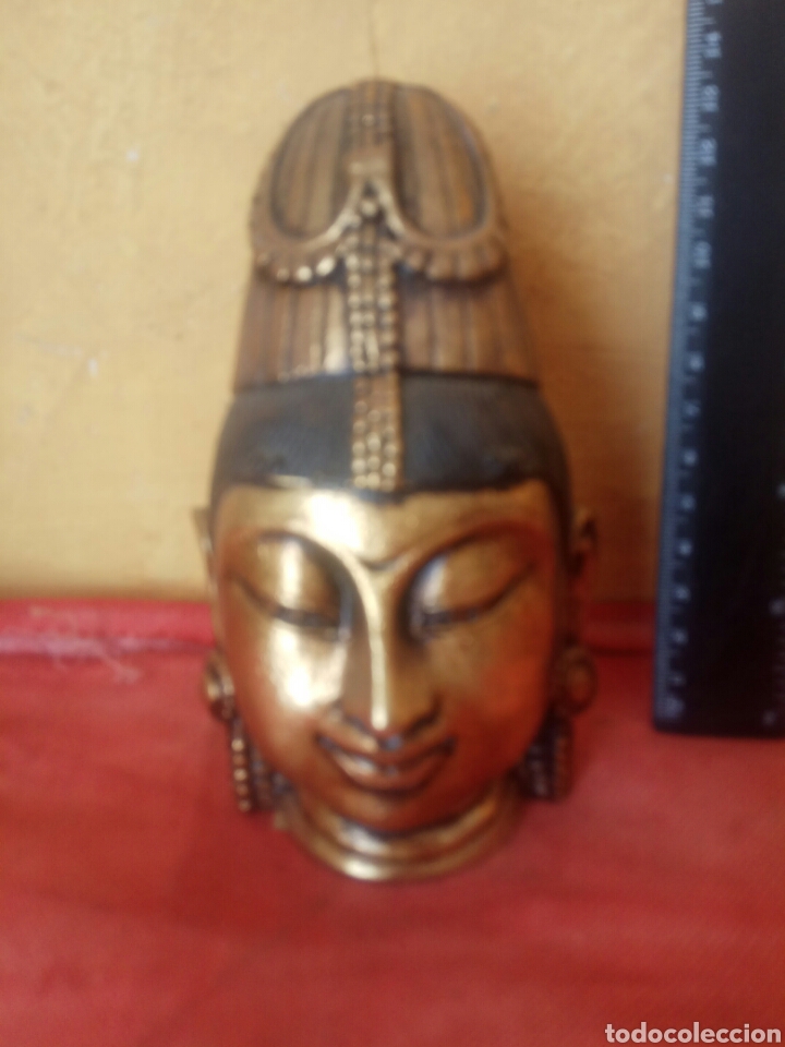 Arte: DIOSA india 14 cm madera original - Foto 1
