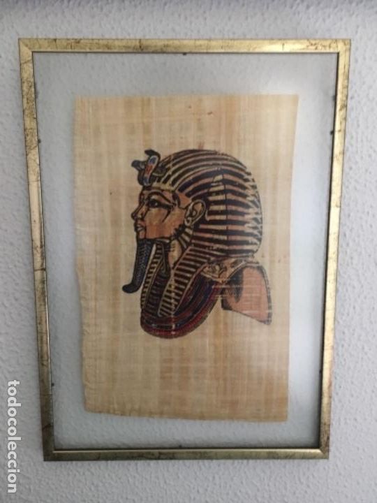 Arte: PAPIRO EGIPCIO ENMARCADO - Foto 1