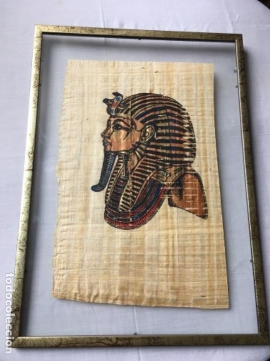 Arte: PAPIRO EGIPCIO ENMARCADO - Foto 2