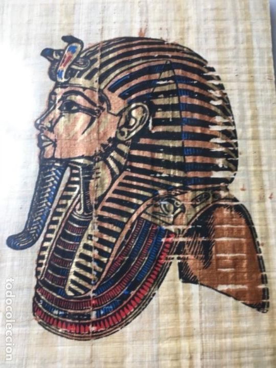 Arte: PAPIRO EGIPCIO ENMARCADO - Foto 3