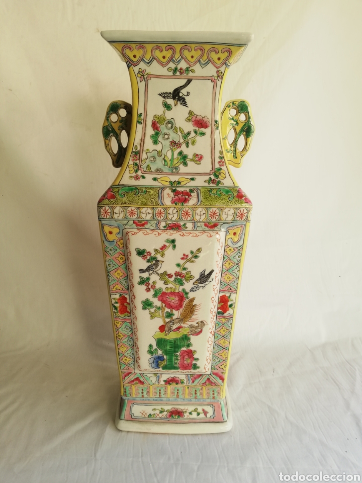 enorme figura budista de madera policromada 1.8 - Comprar Arte Étnico