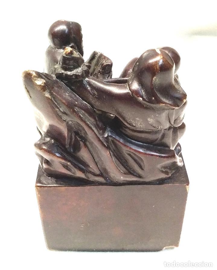 Arte: Sabios Chinos Dragon. Med. 9 cm - Foto 4
