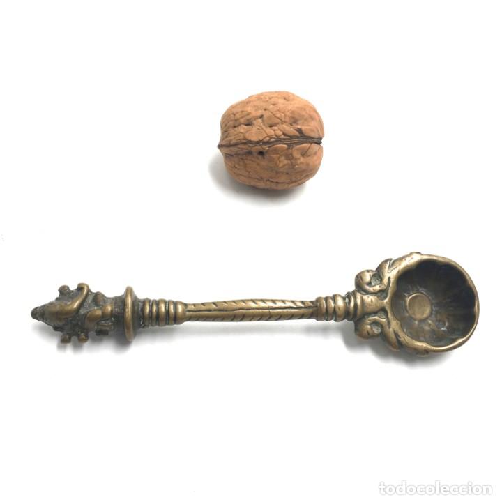 Arte: Cuchara ritual hind&uacute; bronce - Foto 3