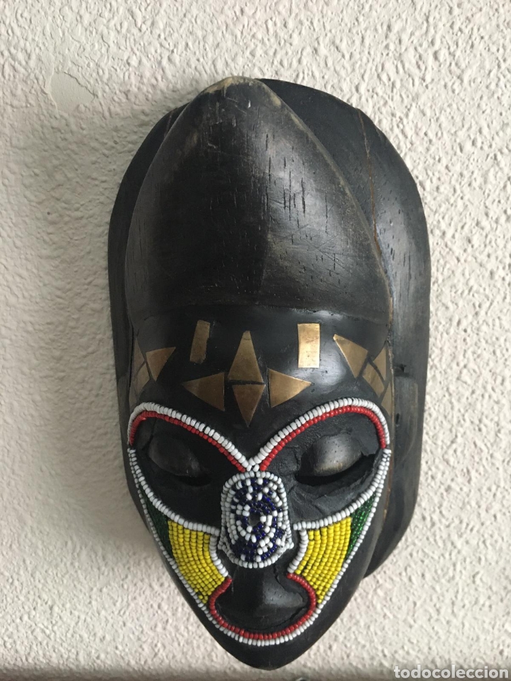 Arte: M&aacute;scaras africanas de &eacute;bano - Foto 1