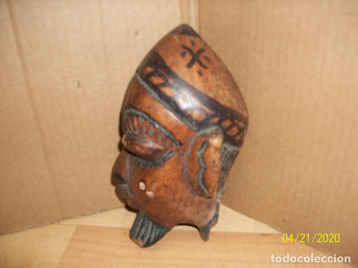 Arte: ANTIGUA CABEZA AFRICANA - Foto 3