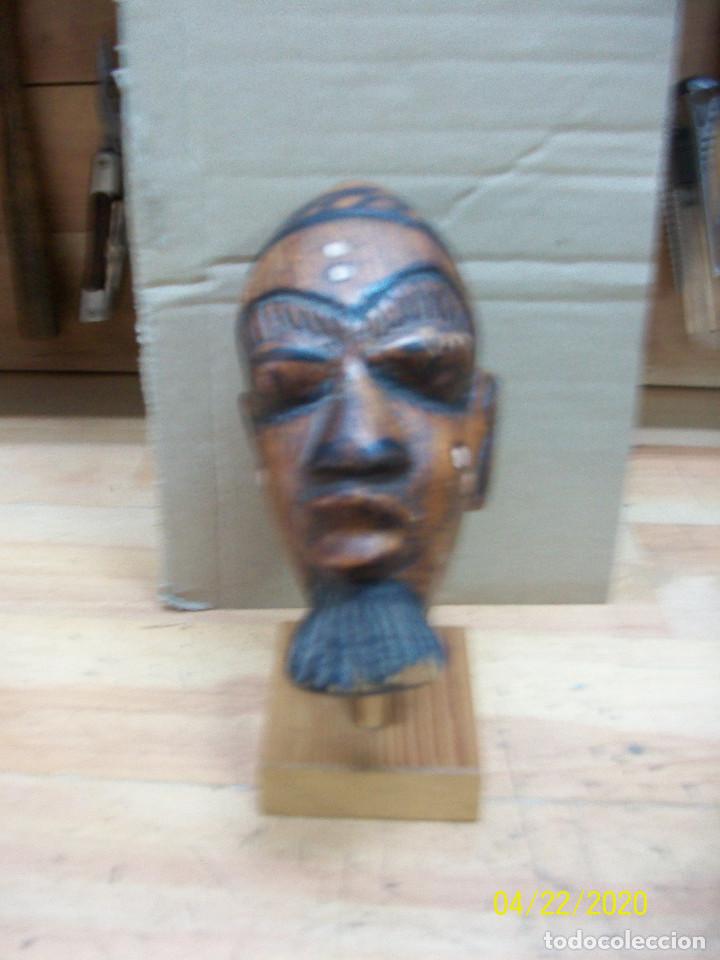 Arte: ANTIGUA CABEZA AFRICANA - Foto 6