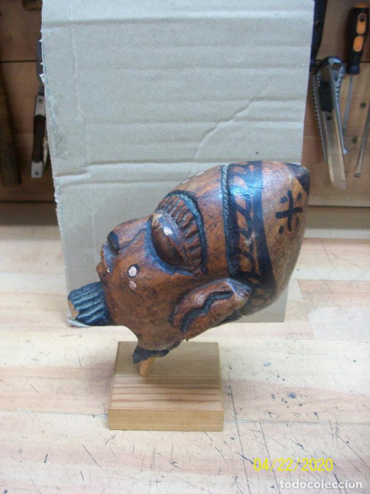 Arte: ANTIGUA CABEZA AFRICANA - Foto 7