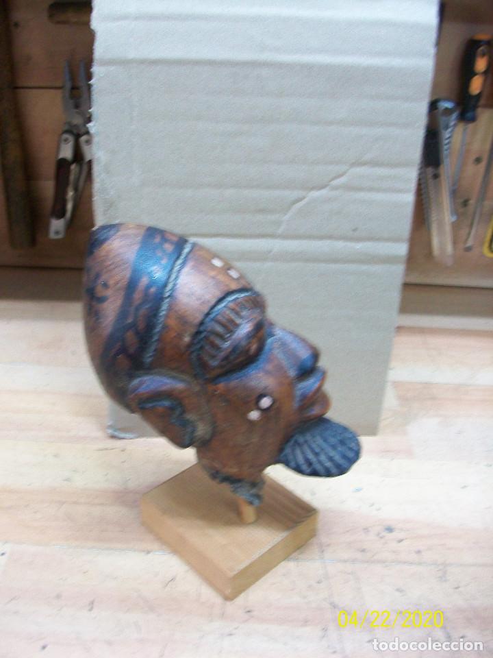 Arte: ANTIGUA CABEZA AFRICANA - Foto 8