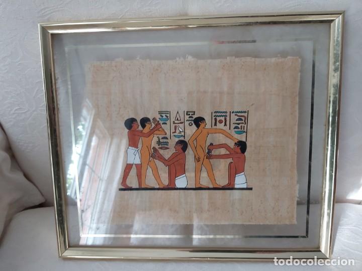 Arte: Papiro egipcio moderno - Foto 1