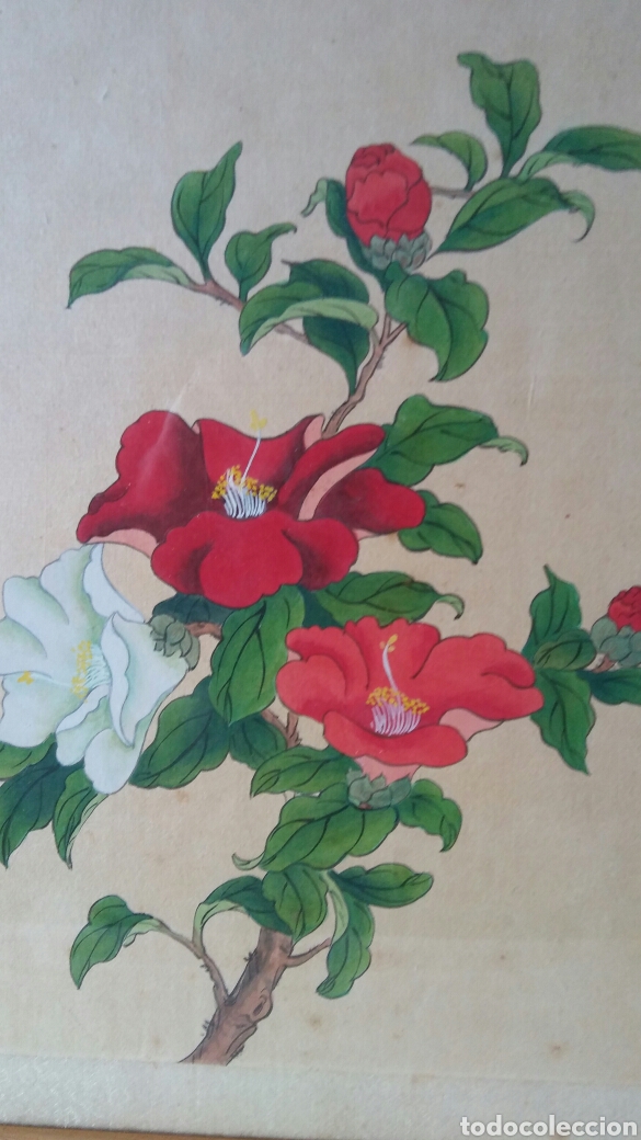 Arte: * Dibujo en seda - Asia - Foto 1