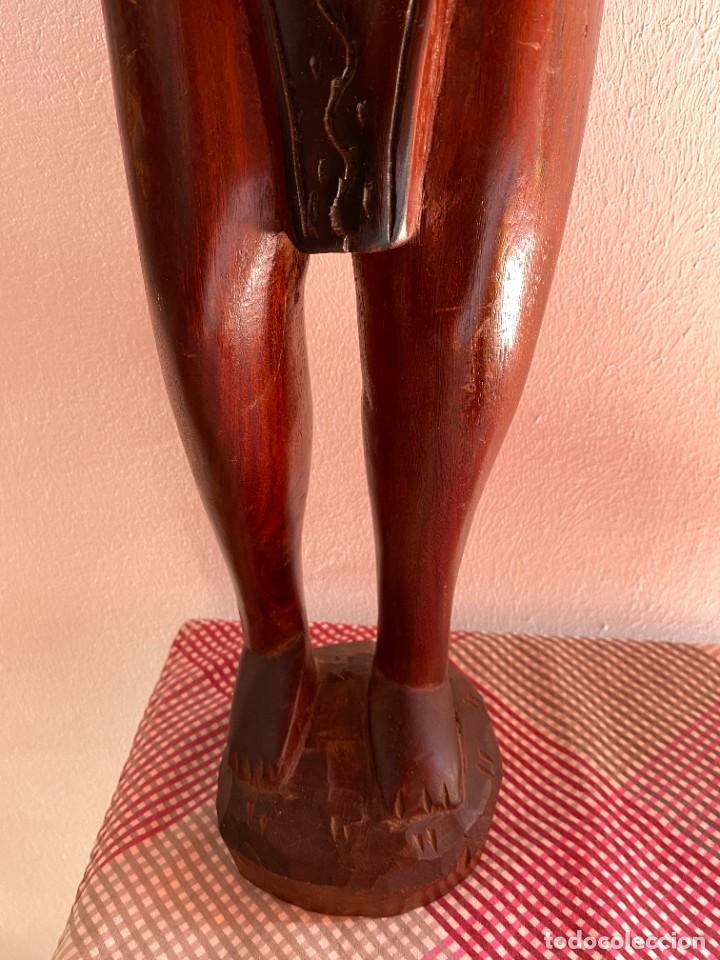 Arte: Figura africana de madera - Foto 6