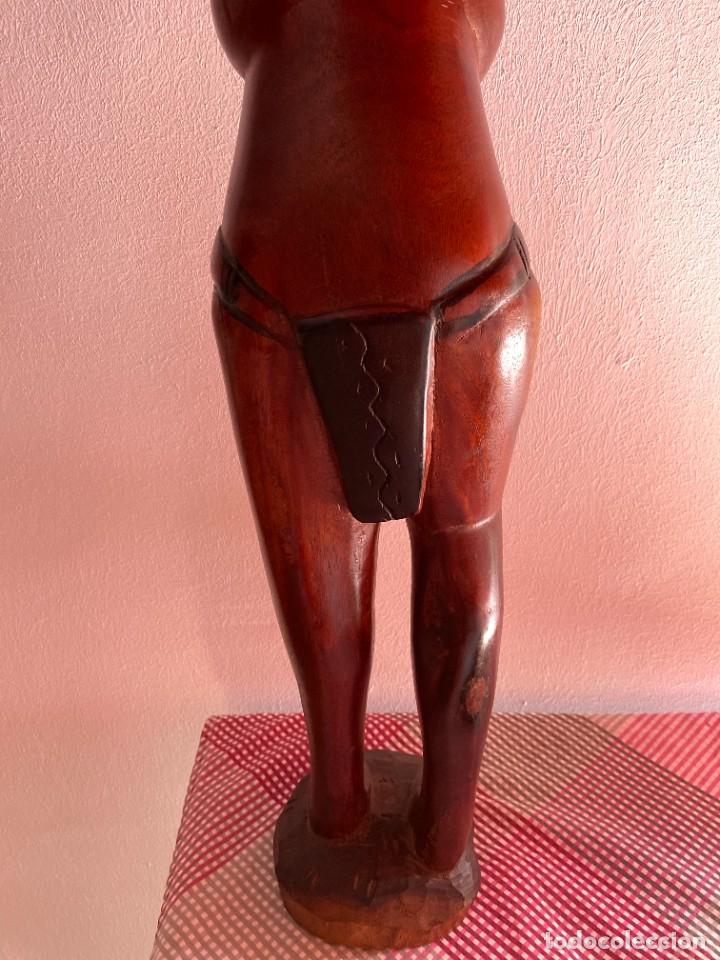 Arte: Figura africana de madera - Foto 7