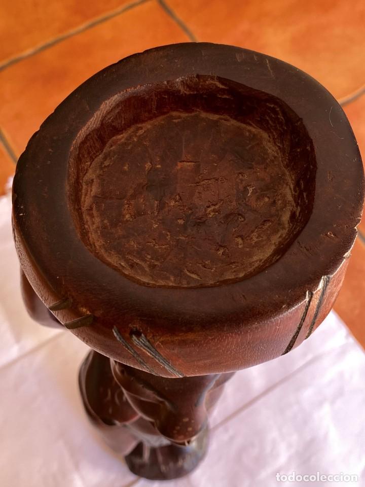 Arte: Figura africana de madera - Foto 8