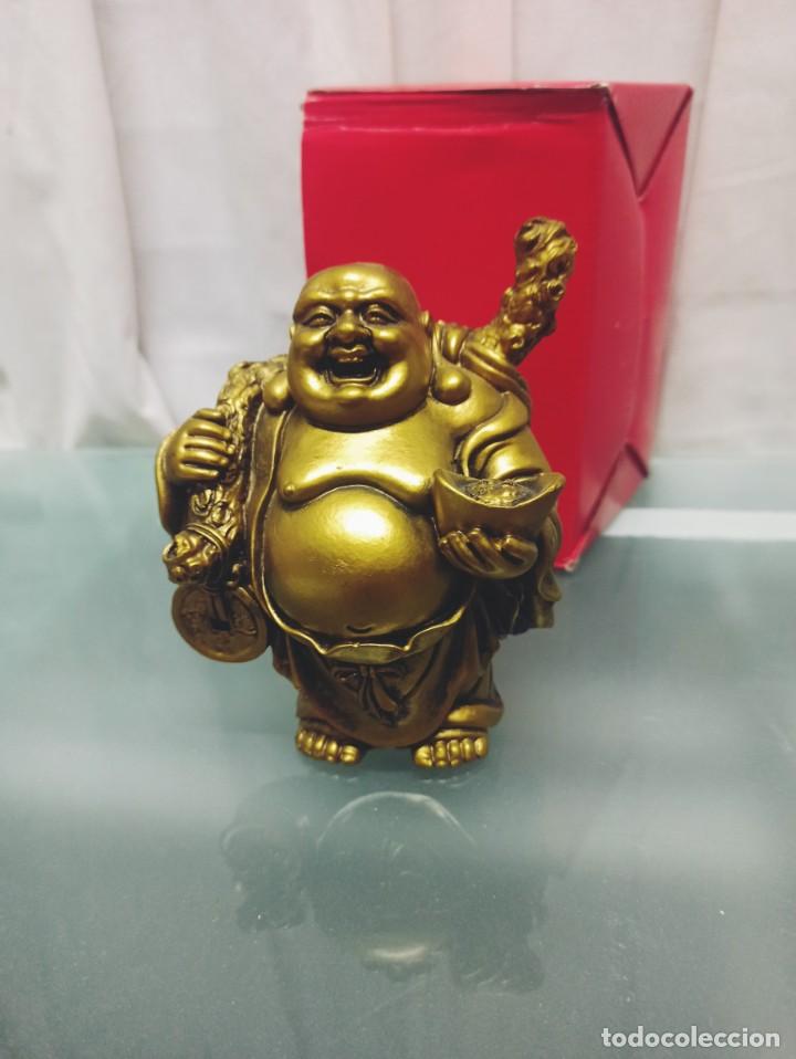 Arte: BUDA DE LA SUERTE EN RESINA. NUEVO - Foto 1