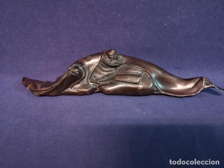 Arte: SAVIO CON ESCRITURAS BRONCE - Foto 2
