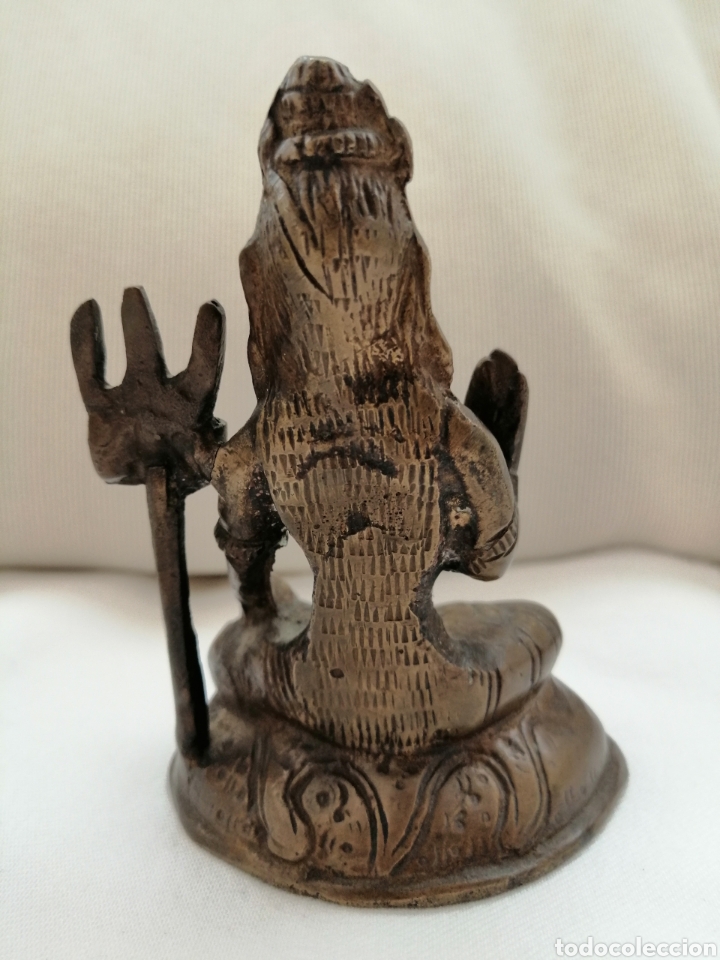 Arte: Antigua Diosa Hind&uacute; Bronce. - Foto 2