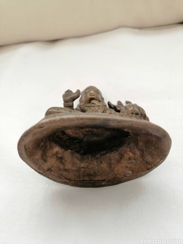 Arte: Antigua Diosa Hind&uacute; Bronce. - Foto 3