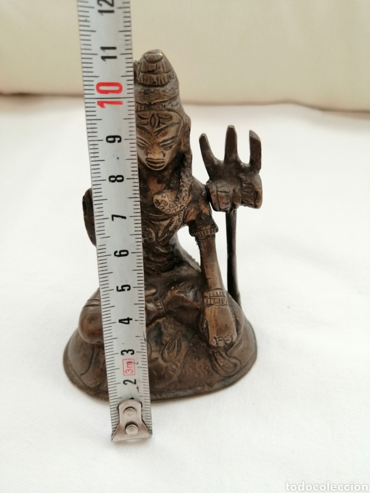 Arte: Antigua Diosa Hind&uacute; Bronce. - Foto 4