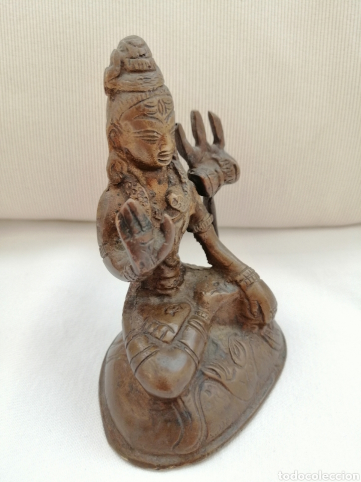 Arte: Antigua Diosa Hind&uacute; Bronce. - Foto 6