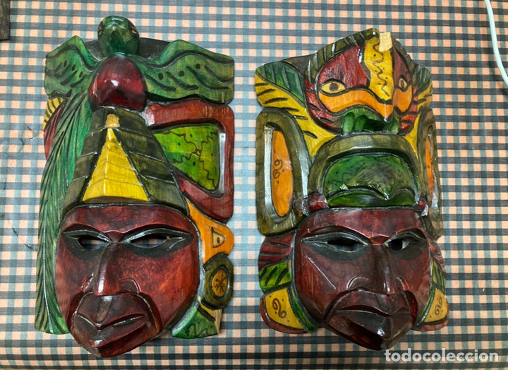 Arte: M&aacute;scaras &eacute;tnicas de madera - Foto 1