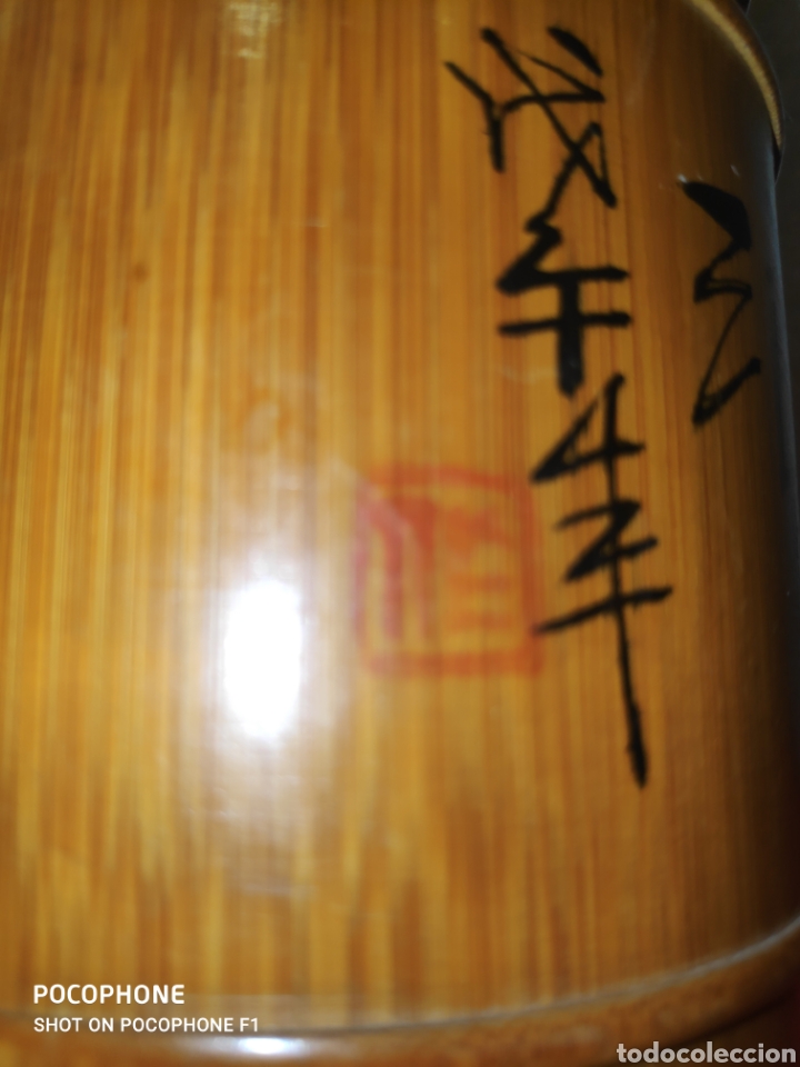Arte: Bote oriental para pinceles en madera de bamb&uacute; - Foto 8
