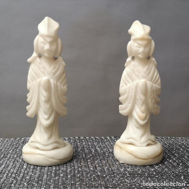 Arte: Pareja Figuras Chinas - Foto 1