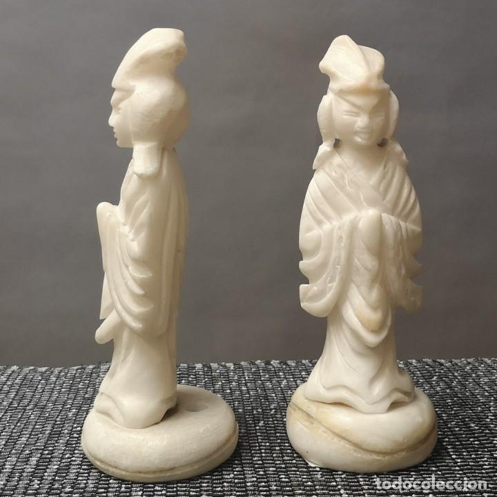 Arte: Pareja Figuras Chinas - Foto 2