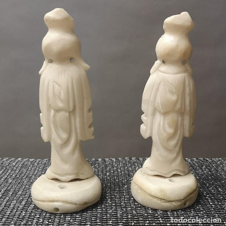 Arte: Pareja Figuras Chinas - Foto 4