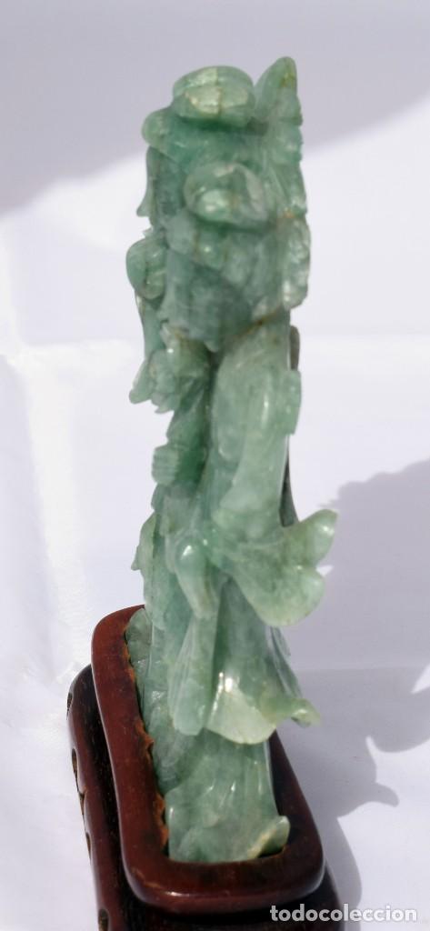 Arte: Pareja de Damas talladas en Jade - Foto 3