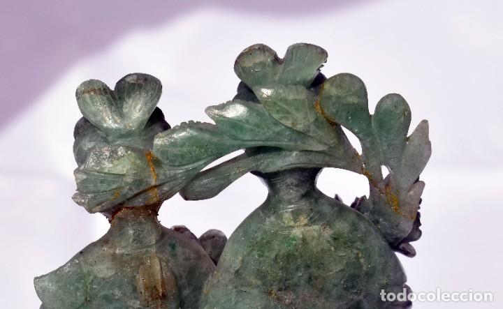 Arte: Pareja de Damas talladas en Jade - Foto 4