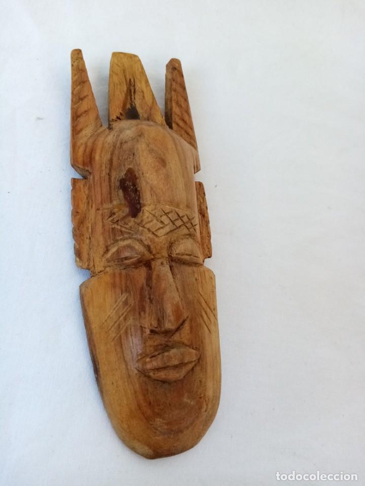 Arte: Mascara africana tallada a mano - Foto 3