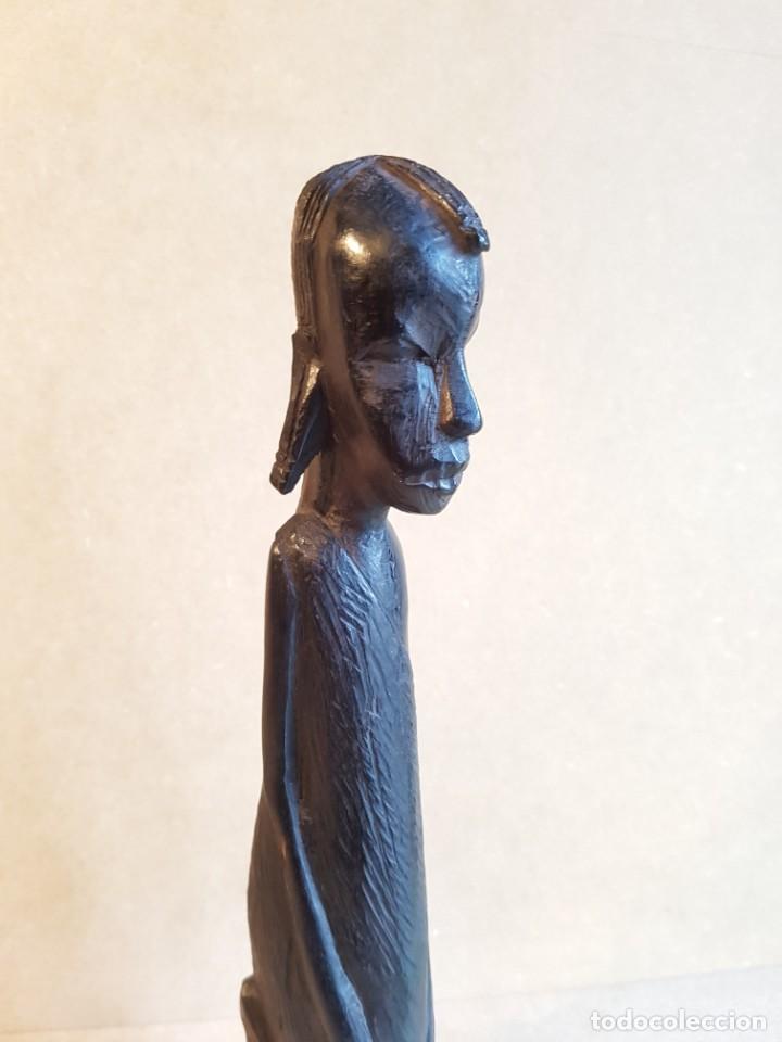 Arte: Masai de Tanzania, &eacute;bano. - Foto 5