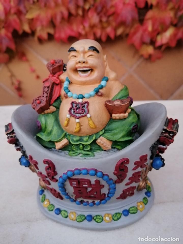 Art: FIGURA DE BUDA PINTADA A MANO