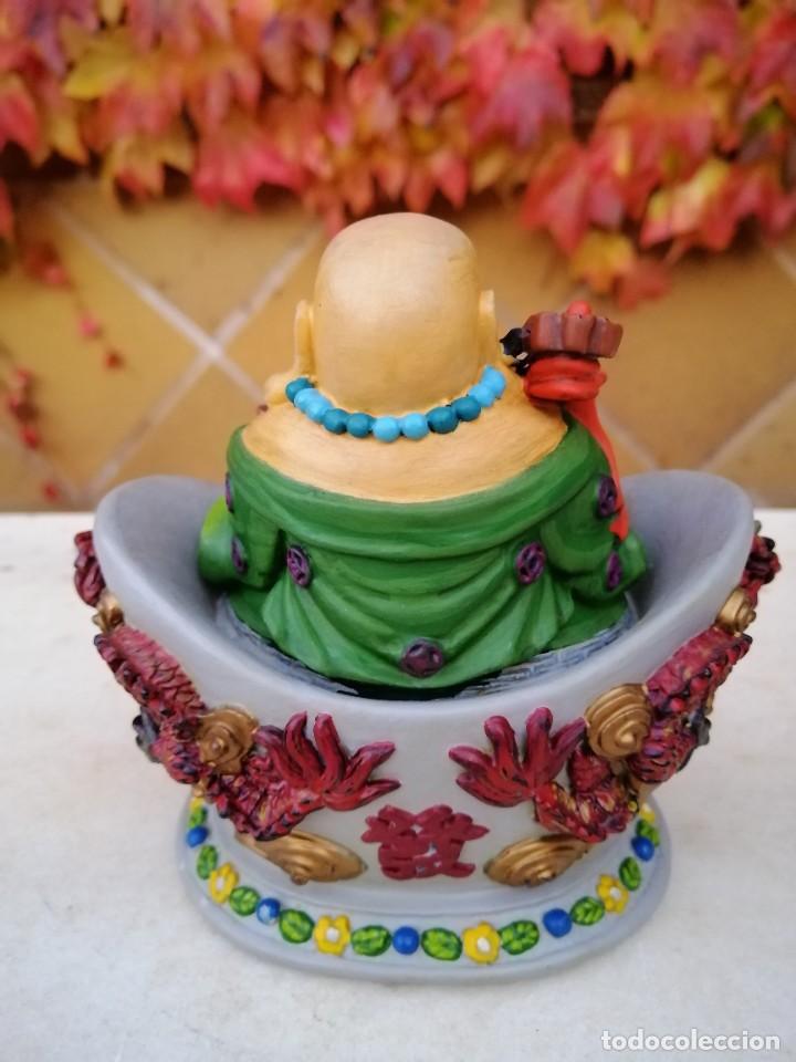 Arte: FIGURA DE BUDA PINTADA A MANO - Foto 7